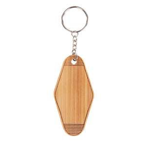 Bamboo Motel Style Keychain - Bamboo