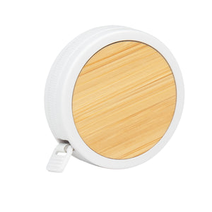 BAMBOO TAPE MEASURE - White/Bamboo