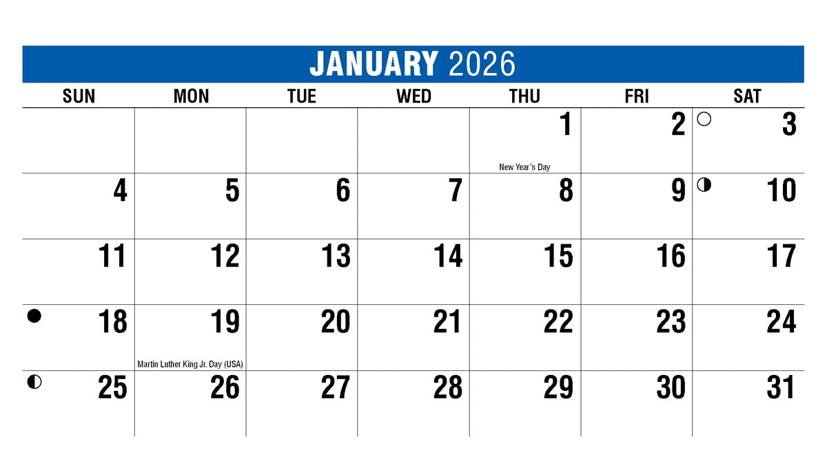 Classic Cars 2026 Promotional Desk Calendar