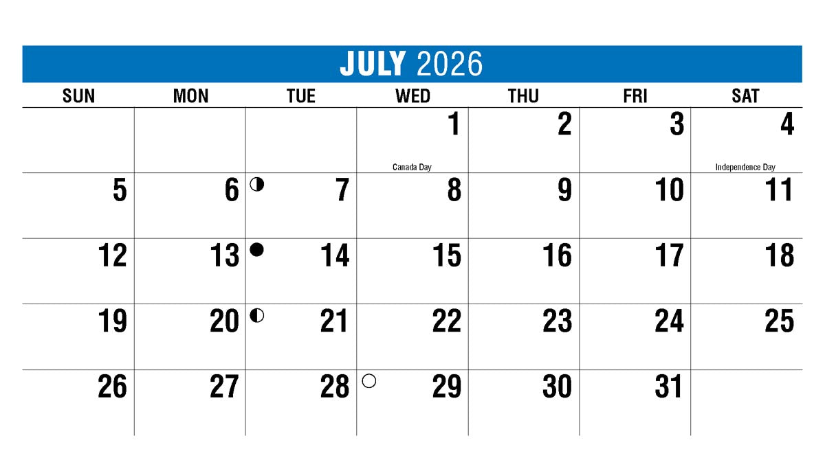 Scenes of America 2026 Promotional Desk Calendar