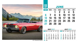 Classic Cars 2027 Promotional Desk Calendar