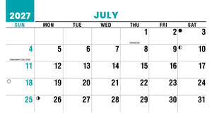 Classic Cars 2027 Promotional Desk Calendar