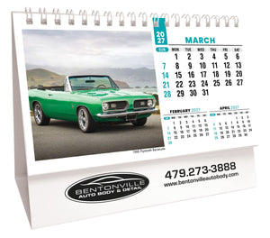Classic Cars 2027 Promotional Desk Calendar