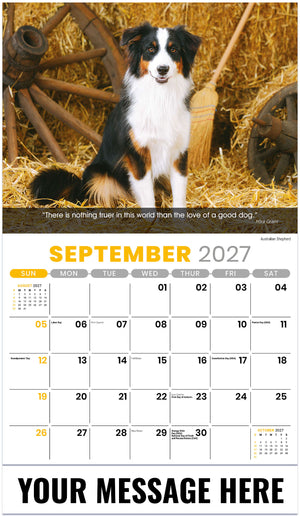 Dogs 2027 September