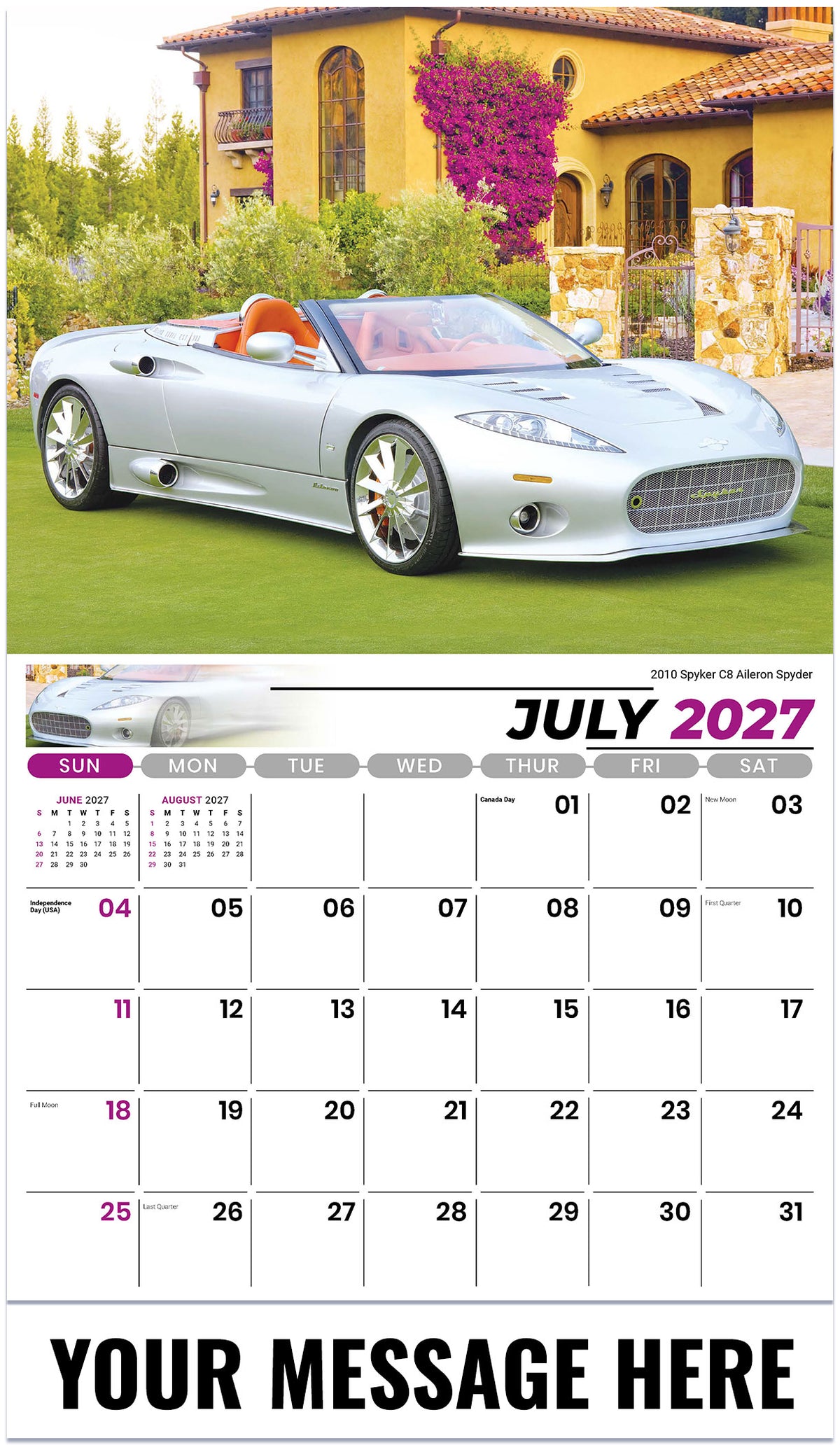 Exotic-Cars 2027 July