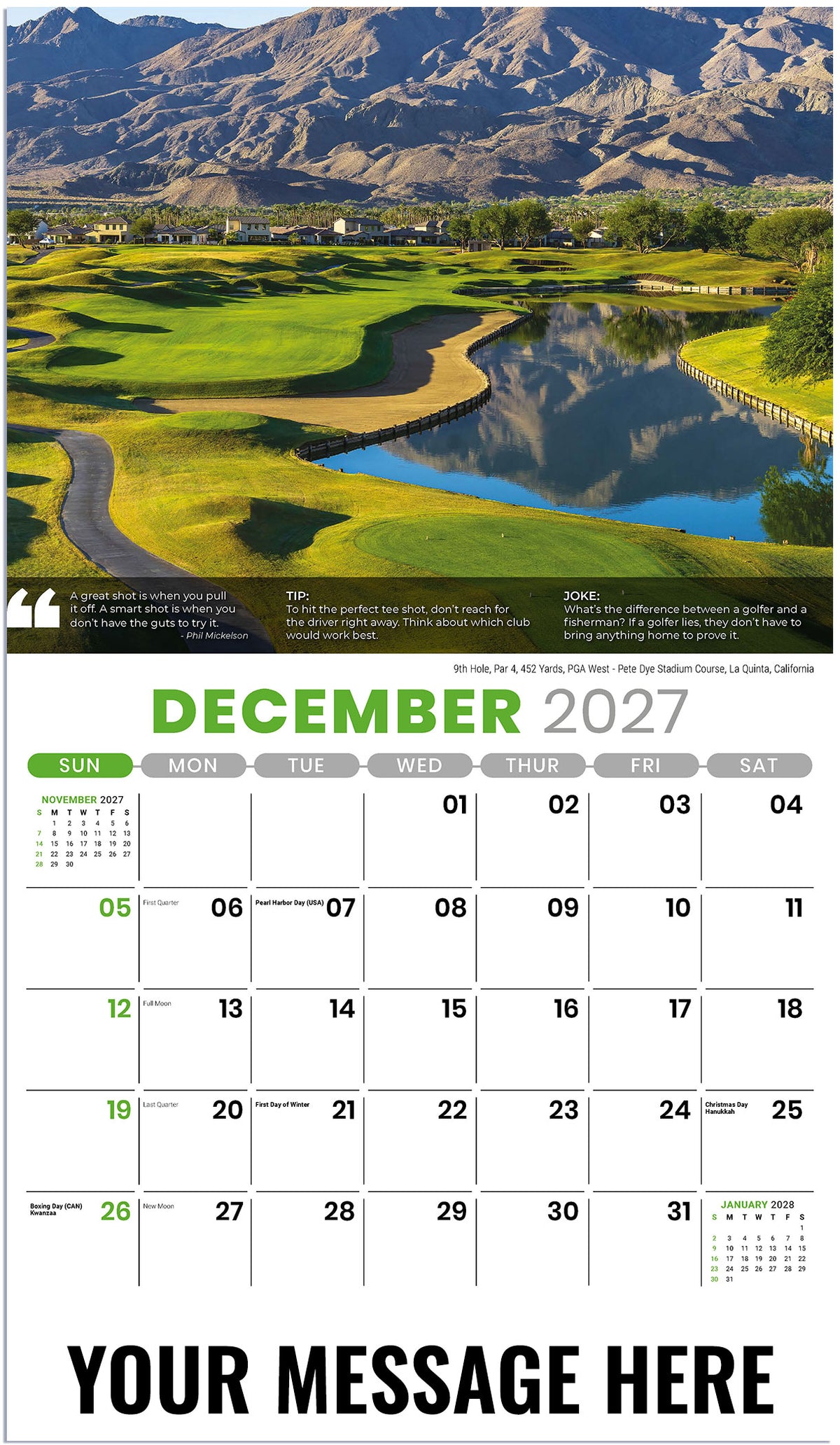 Golf-Tips 2027 December