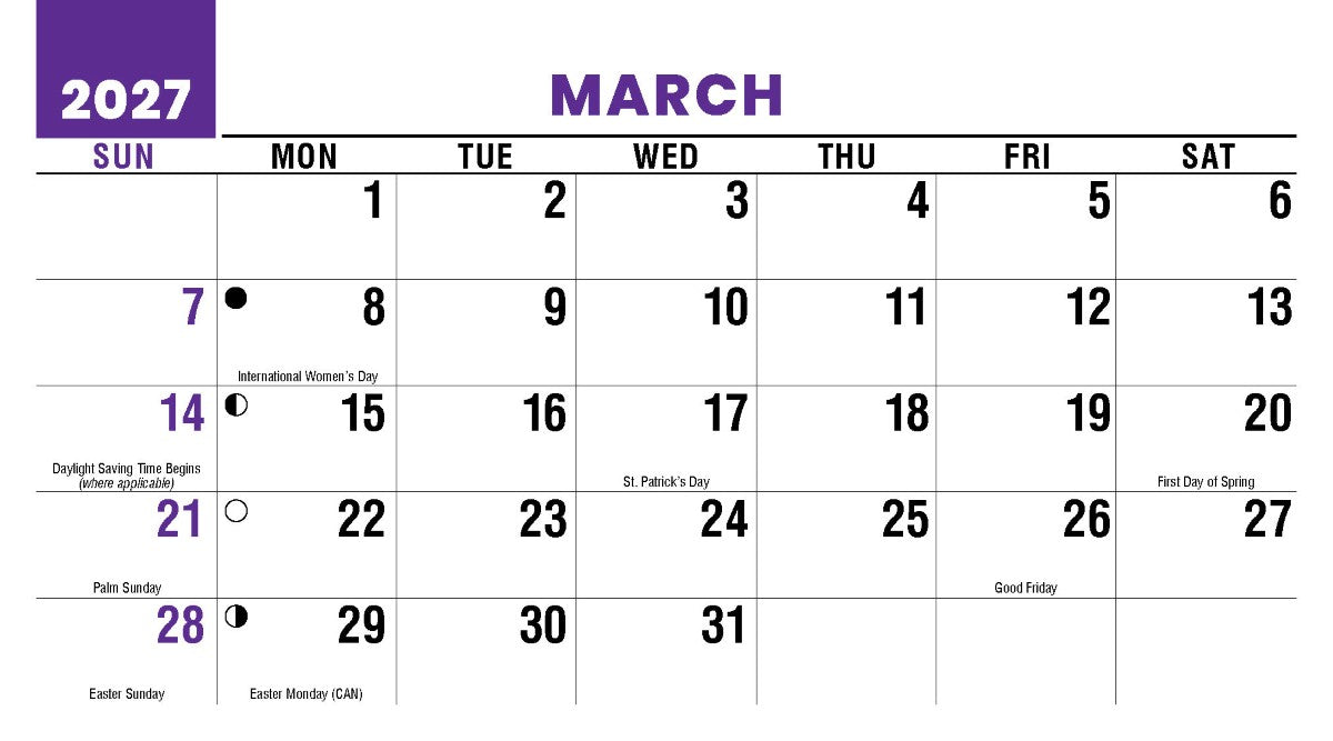 Homes 2027 Promotional Desk Calendar