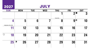 Homes 2027 Promotional Desk Calendar