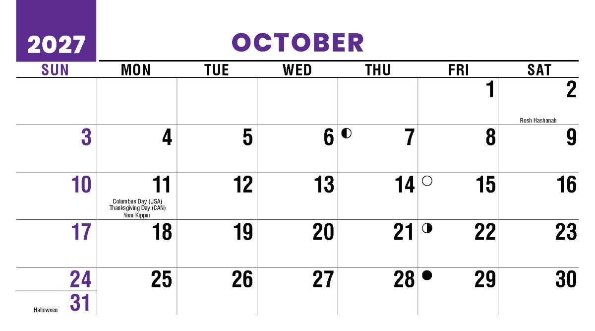 Homes 2027 Promotional Desk Calendar