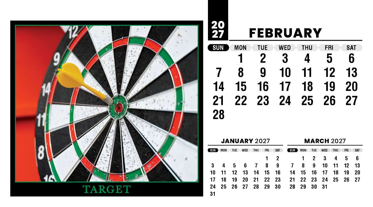 Motivation 2027 Promotional Desk Calendar