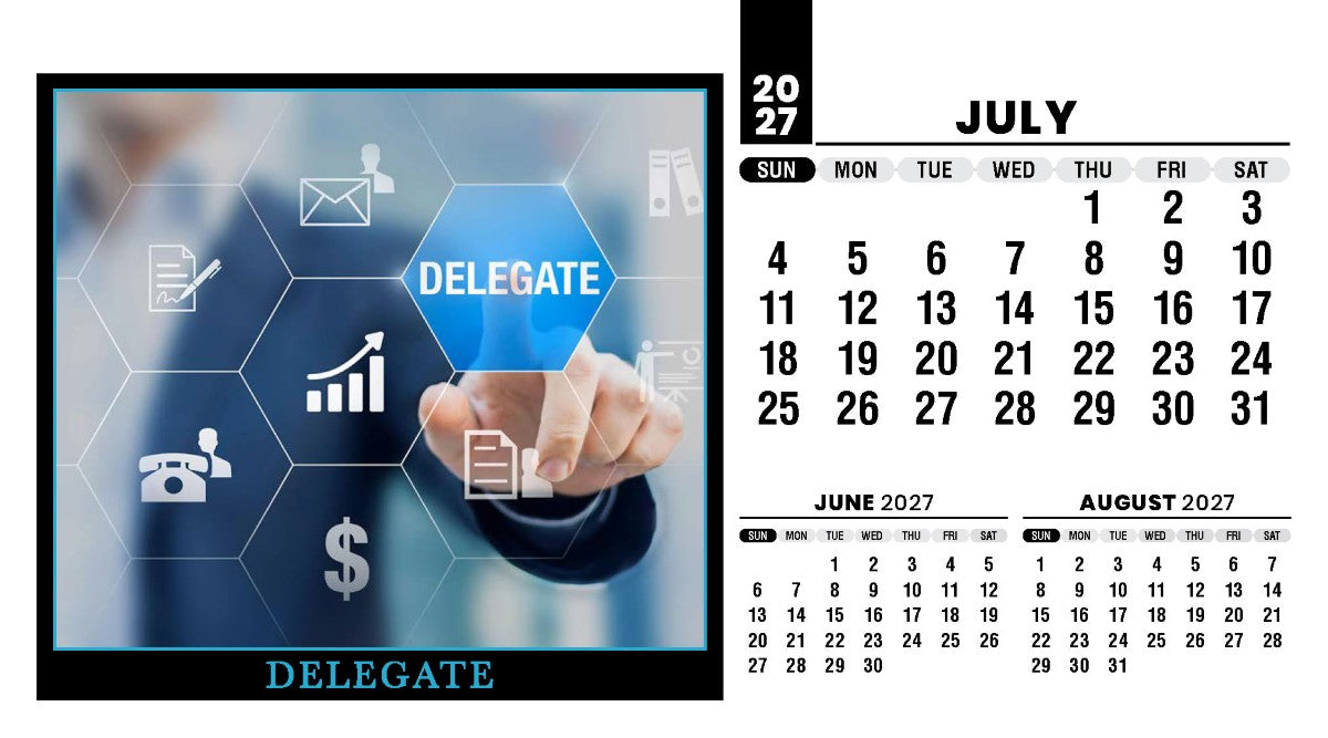 Motivation 2027 Promotional Desk Calendar