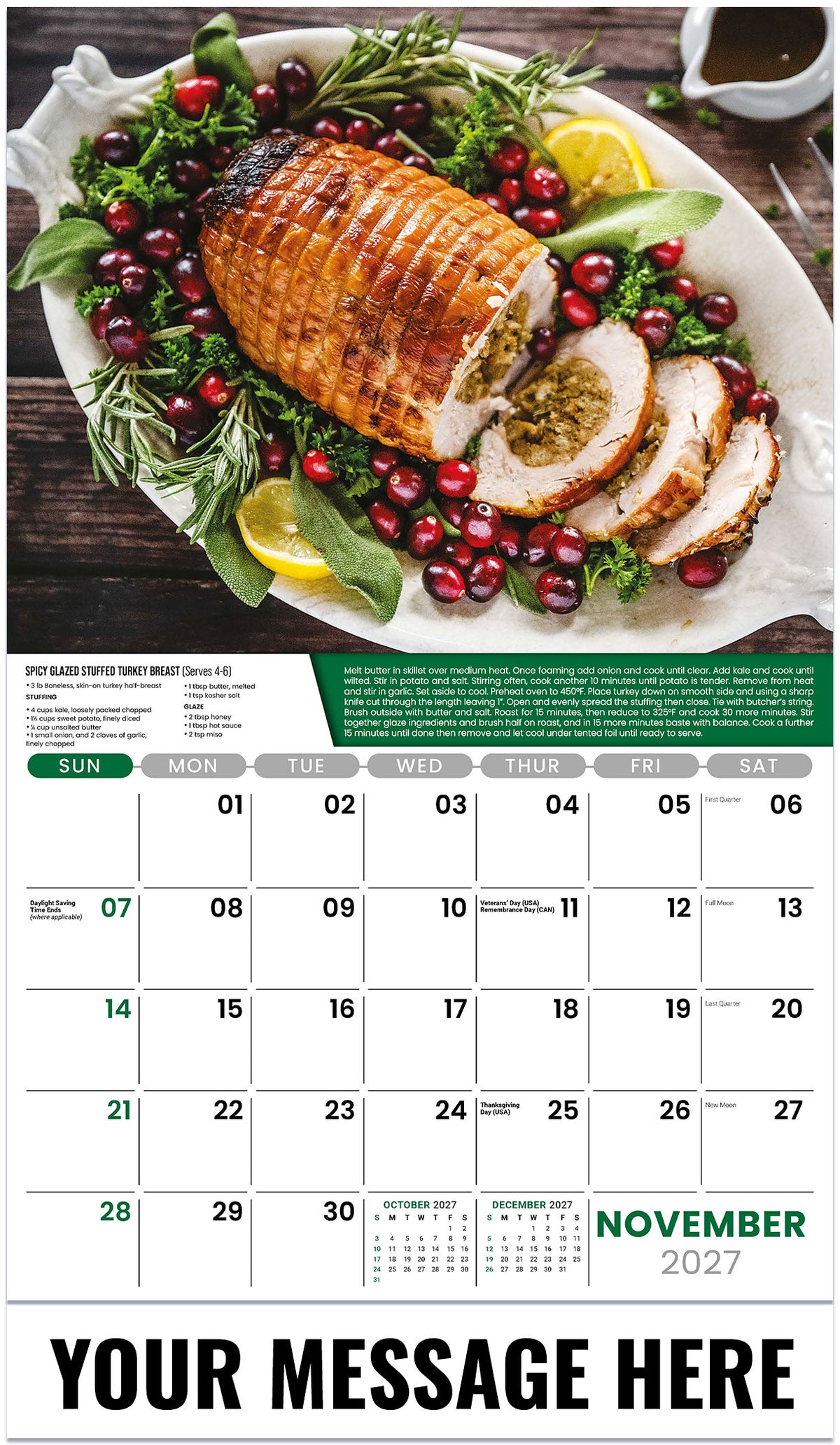 Recipes 2027 November