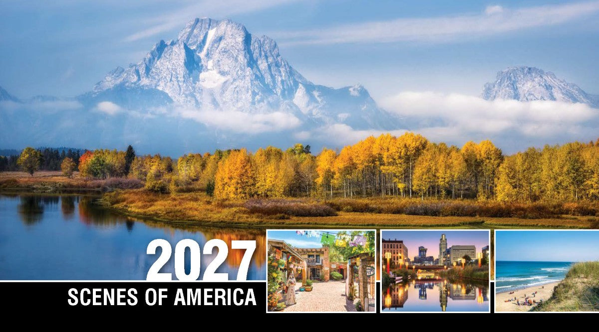 Scenes of America 2027 Promotional Desk Calendar