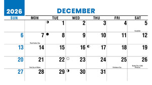 Scenes of America 2027 Promotional Desk Calendar