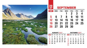 Scenes of Canada 2027 Promotional Desk Calendar