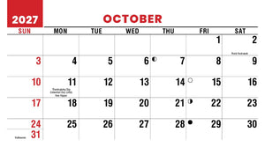 Scenes of Canada 2027 Promotional Desk Calendar