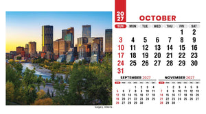 Scenes of Canada 2027 Promotional Desk Calendar