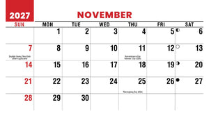 Scenes of Canada 2027 Promotional Desk Calendar