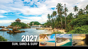 Sun, Sand & Surf 2027 Promotional Desk Calendar