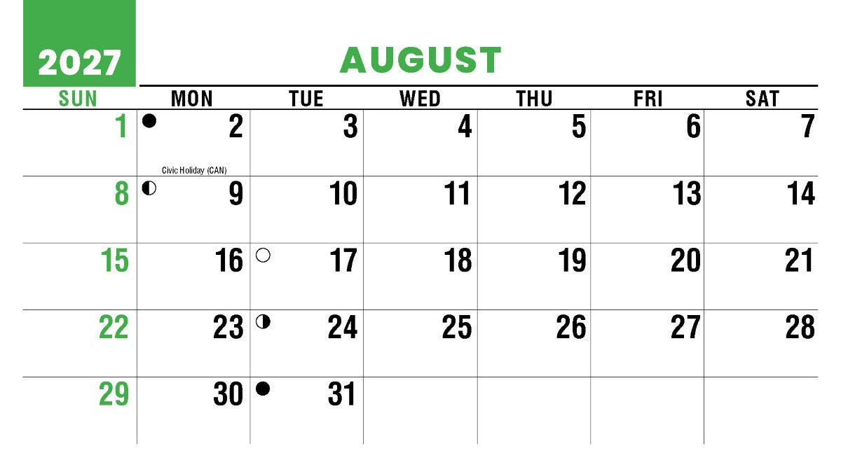 Sun, Sand & Surf 2027 Promotional Desk Calendar