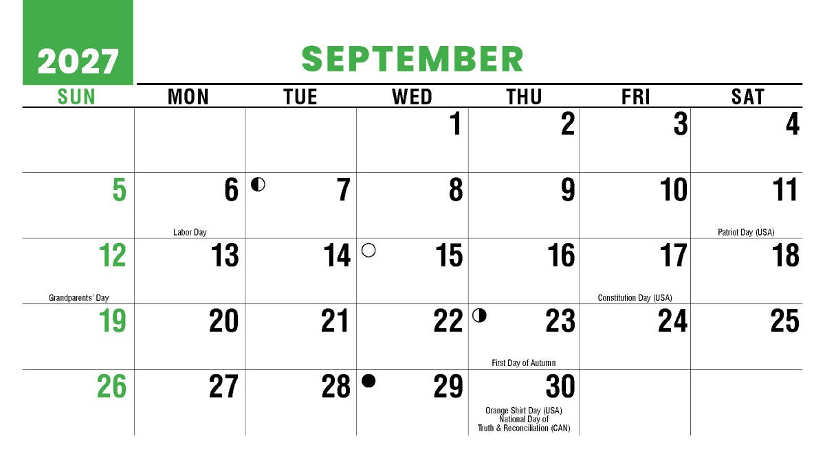 Sun, Sand & Surf 2027 Promotional Desk Calendar