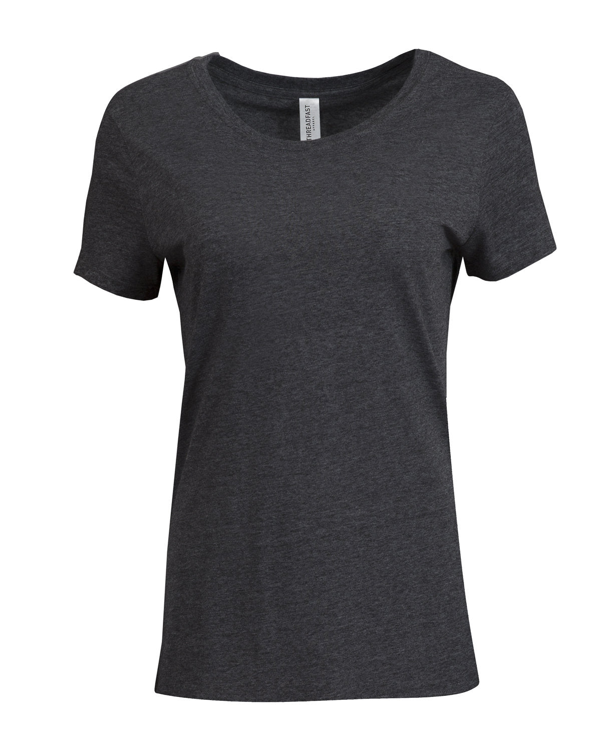 Threadfast Ladies' Triblend Short-Sleeve T-Shirt - Black Triblend