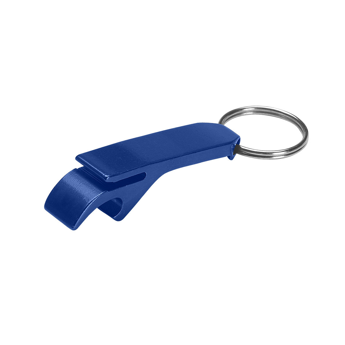 Aluminum Bottle/Can Opener Key Ring - Blue