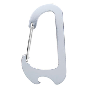 Chaz Carabiner Bottle Opener - Silver