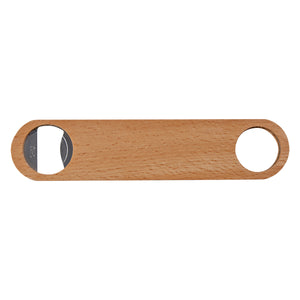 Large Wood Bottle Opener - Wood Color