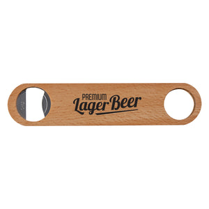 Large Wood Bottle Opener