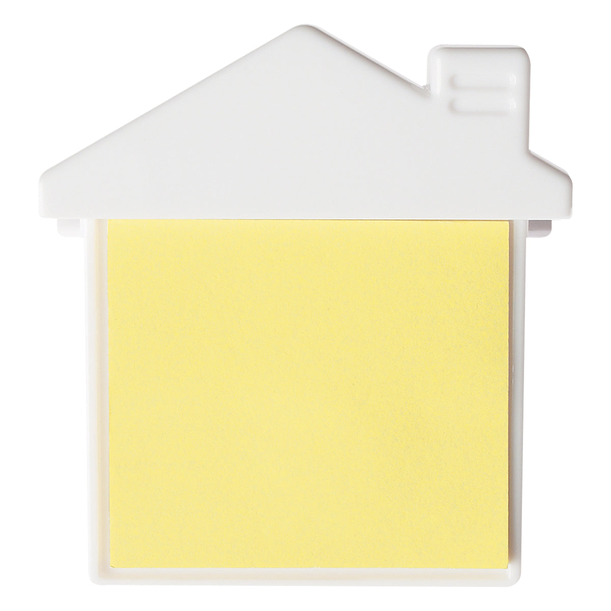 House Clip With Sticky Notes - White