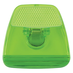 Magnetic Memo Clip - Translucent Lime