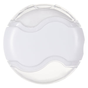 Pencil Sharpener With Eraser - White