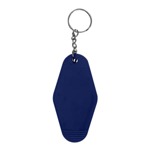 Motel Style Key Ring - Navy Blue