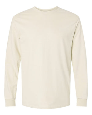 Gildan Adult Ultra Cotton® Long-Sleeve T-Shirt - Natural