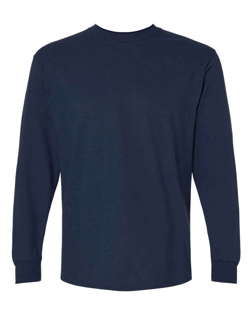 Gildan Adult Ultra Cotton® Long-Sleeve T-Shirt - Navy