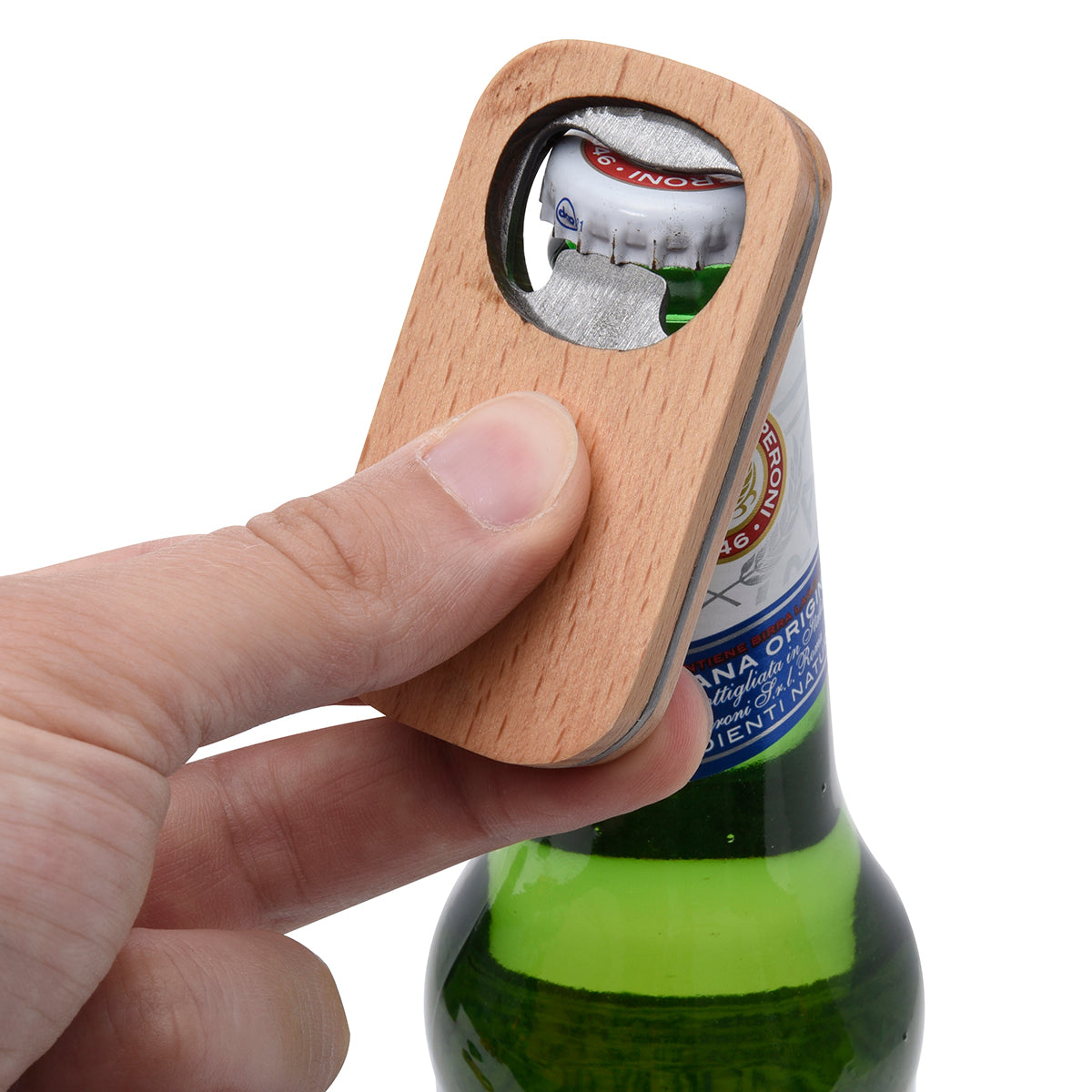 Wooden Bottle Opener - Natural