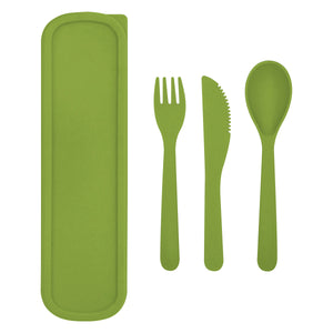 Wheat Utensil Set - Lime