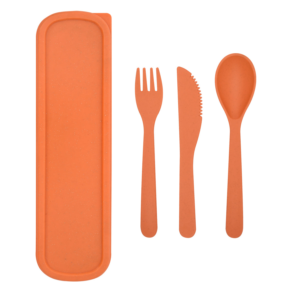Wheat Utensil Set - Orange