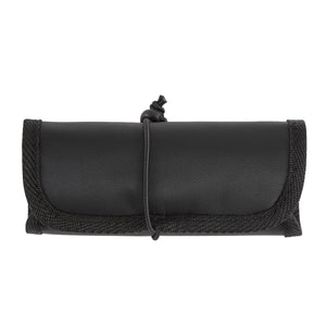 Roll-Up Electronic Organizer - Black With Gray