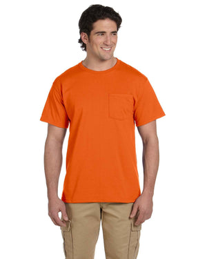 JERZEES Adult DRI-POWER® ACTIVE Pocket T-Shirt - Safety Orange