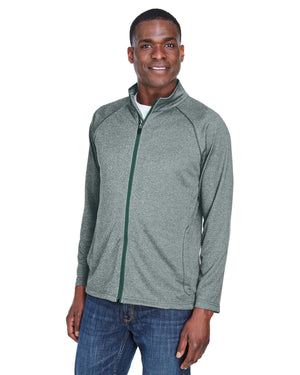 Devon & Jones Men's Stretch Tech-Shell® Compass Full-Zip - Forest Heather