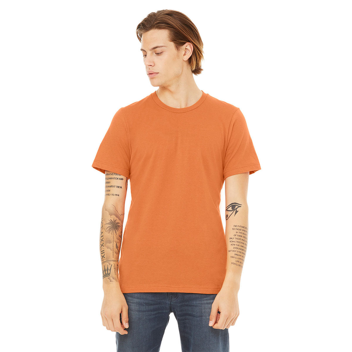 BELLA + CANVAS Unisex Jersey T-Shirt - Burnt Orange