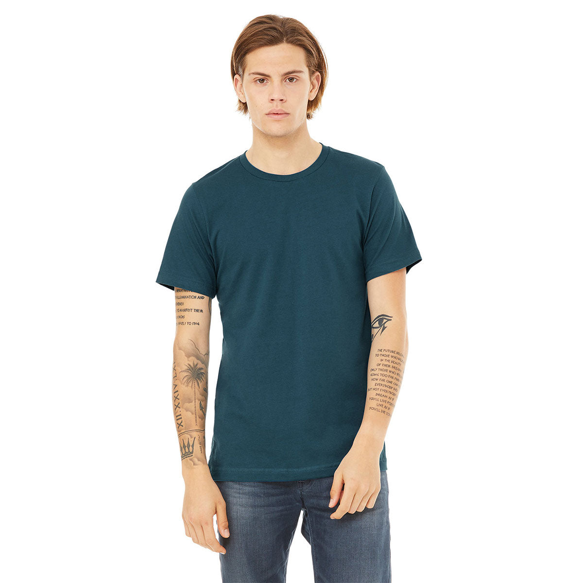 BELLA + CANVAS Unisex Jersey T-Shirt - Deep Teal