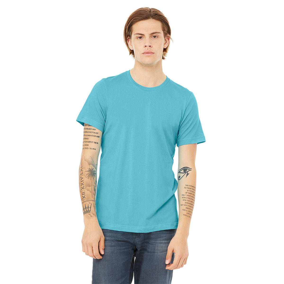 BELLA + CANVAS Unisex Jersey T-Shirt - Turquoise