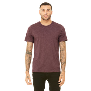 BELLA + CANVAS CVC Jersey Tee - Heather Maroon