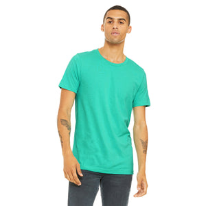 BELLA + CANVAS CVC Jersey Tee - Heather Sea Green