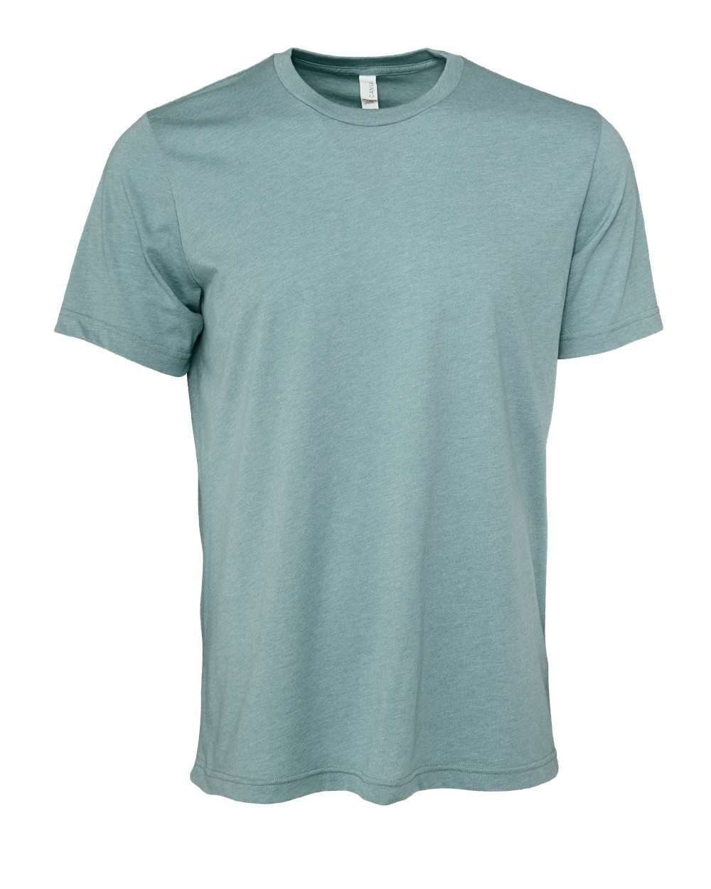 BELLA + CANVAS CVC Jersey Tee - Heather Blue Lagoon