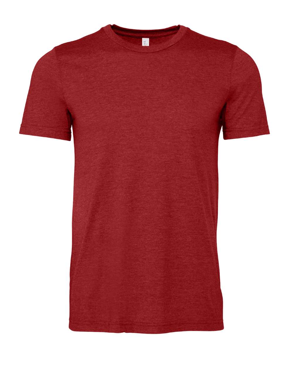 BELLA + CANVAS CVC Jersey Tee - Heather Canvas Red