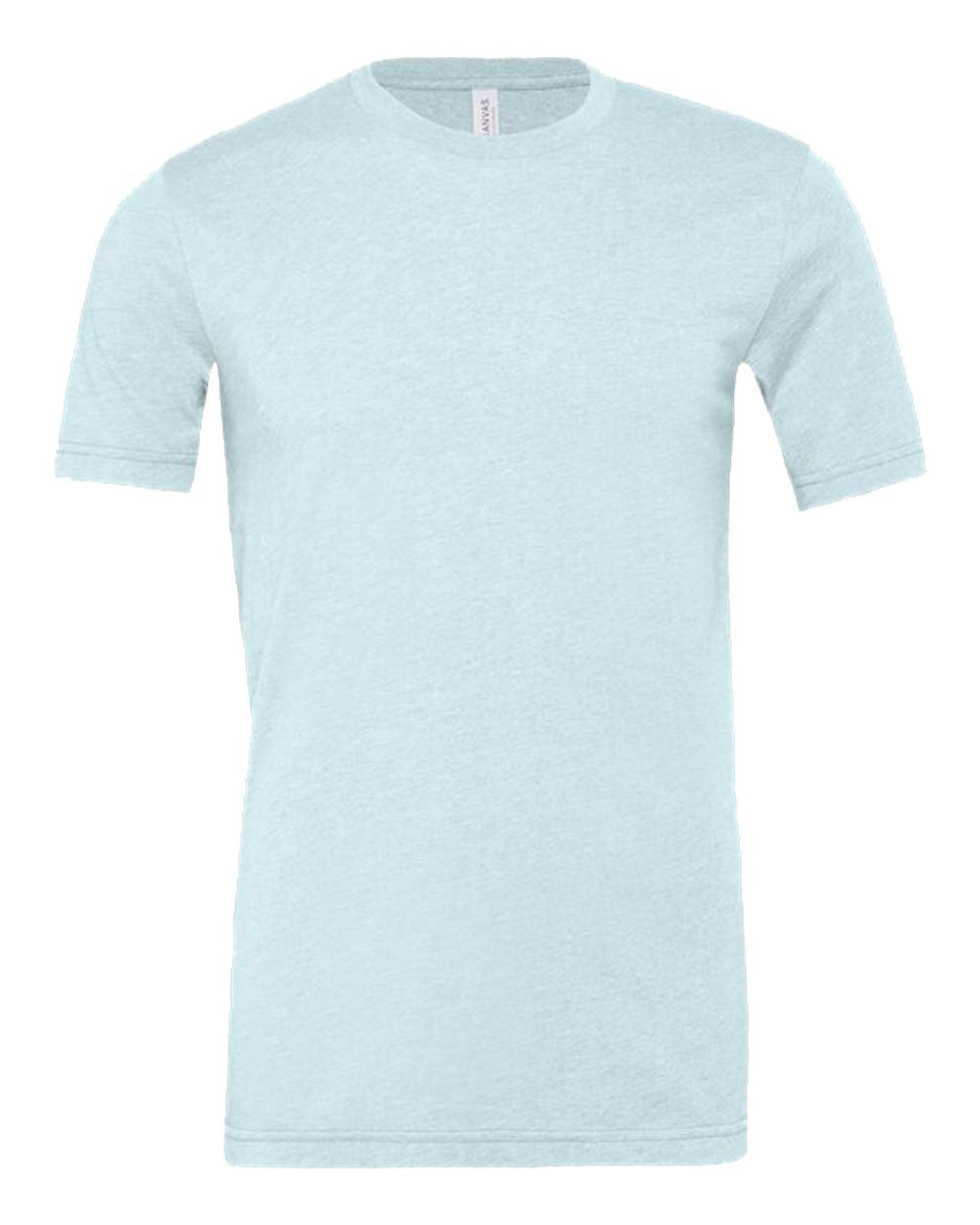 BELLA + CANVAS CVC Jersey Tee - Heather Prism Ice Blue